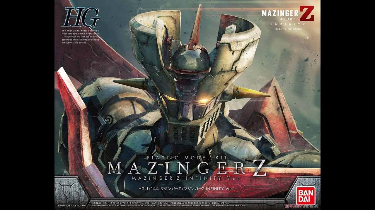 Gunpla: Bandai Model Kit: Mazinger Z infinity ver 1:144 HG