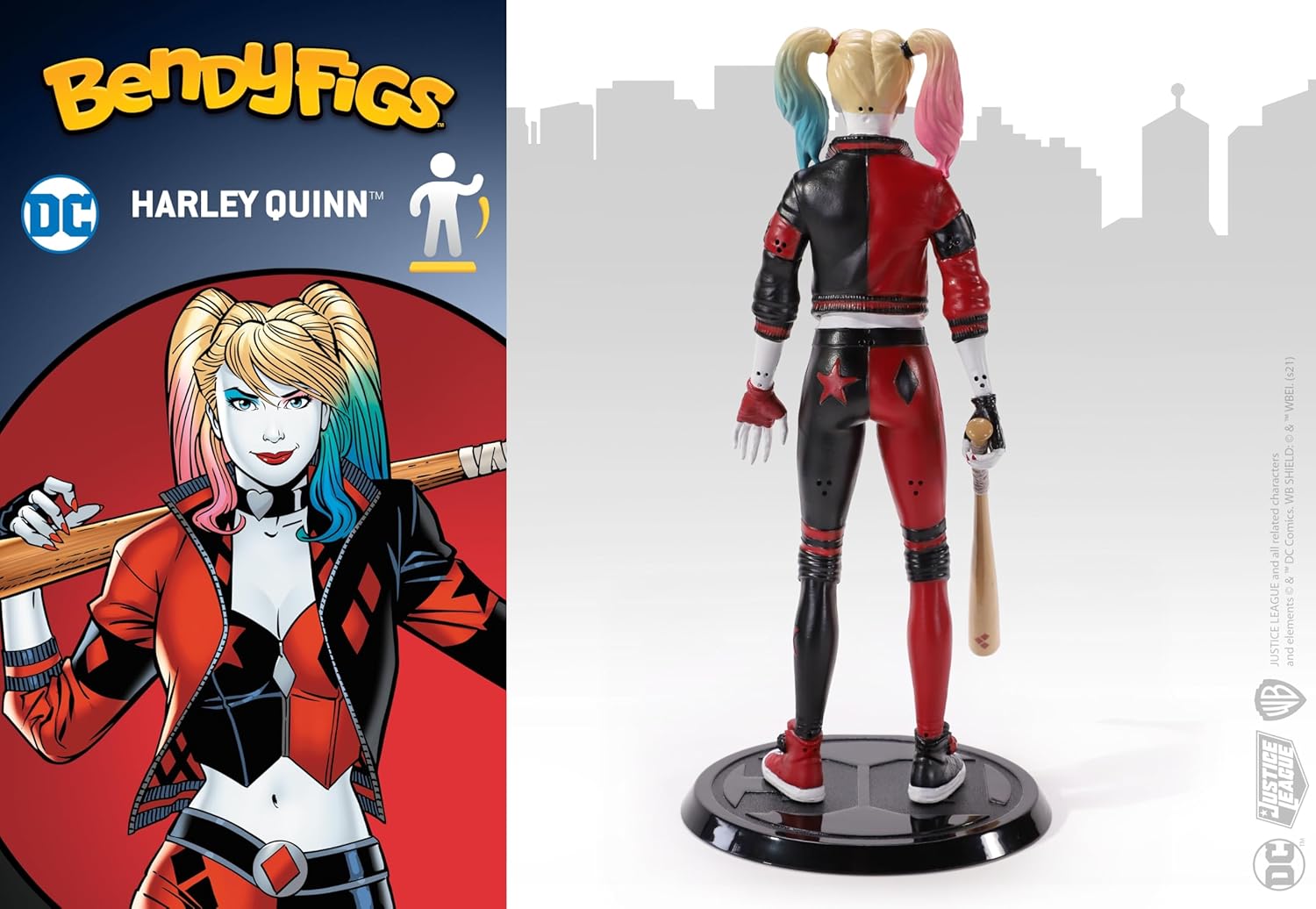 DC Comics: Bendyfigs Bendable Figure Harley Quinn Rebirth 19 cm