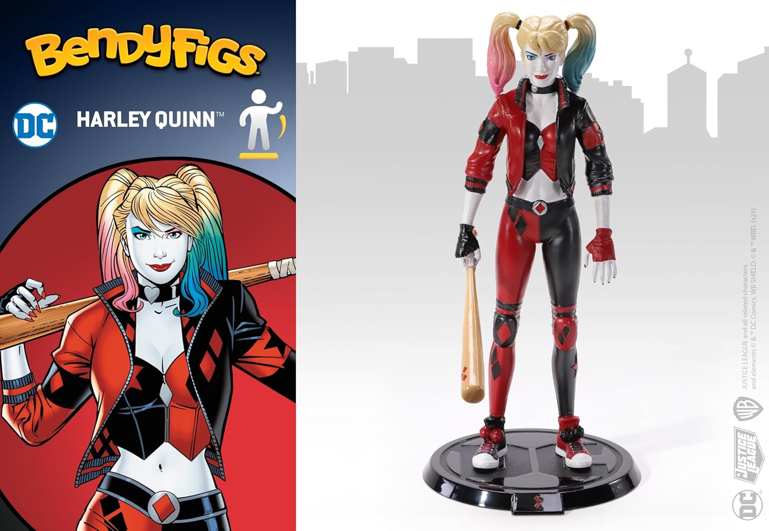DC Comics: Bendyfigs Bendable Figure Harley Quinn Rebirth 19 cm