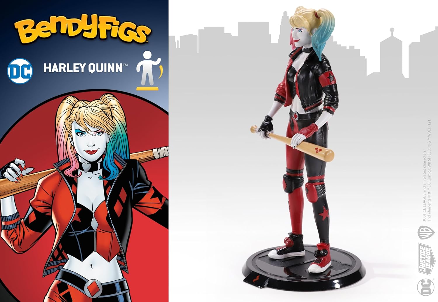 DC Comics: Bendyfigs Bendable Figure Harley Quinn Rebirth 19 cm
