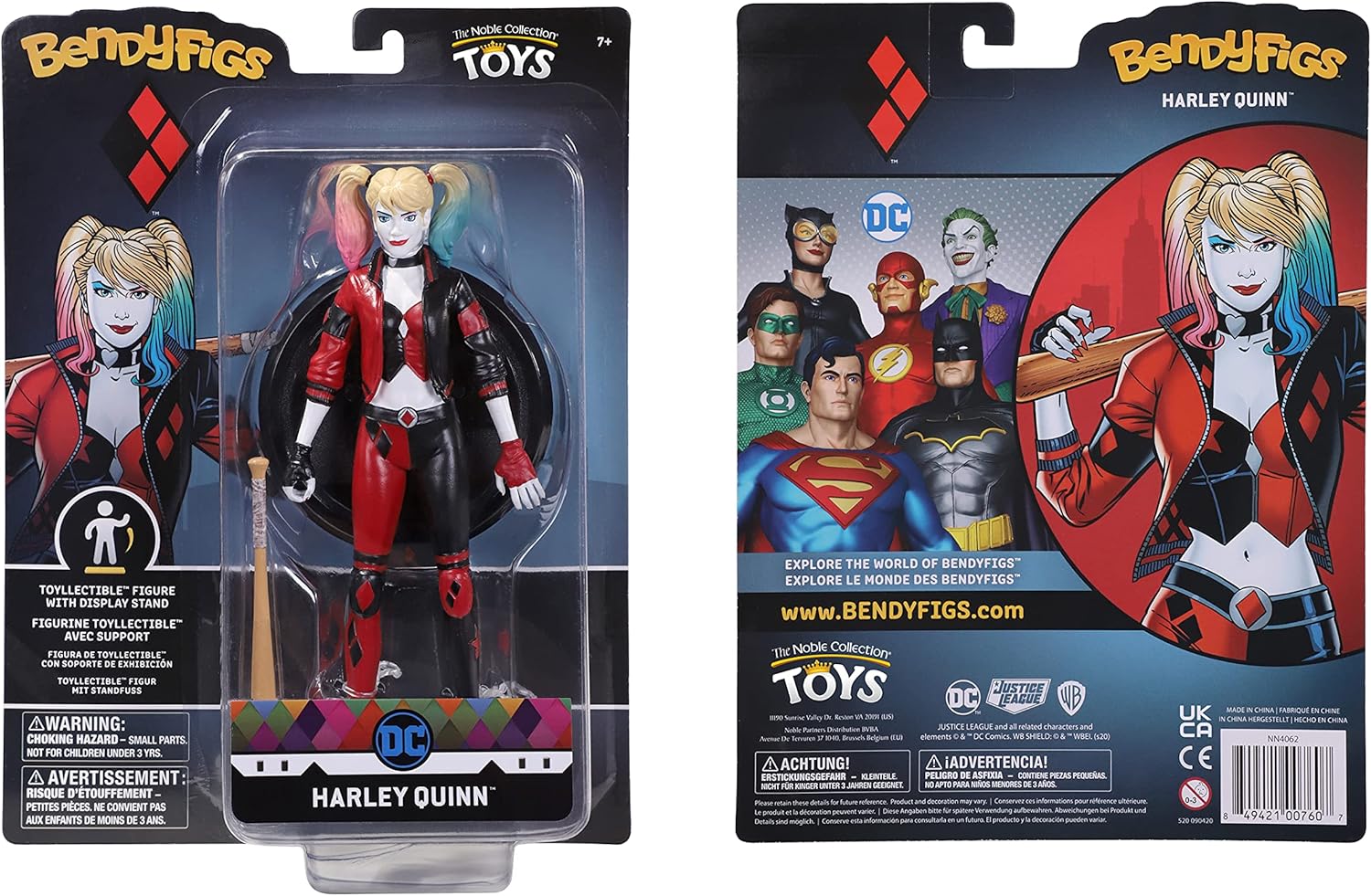 DC Comics: Bendyfigs Bendable Figure Harley Quinn Rebirth 19 cm