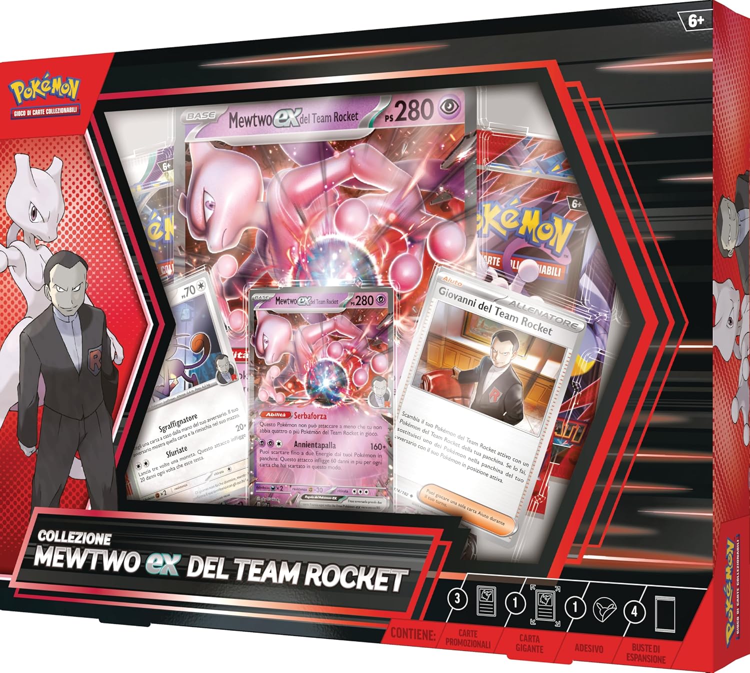 Pokemon TCG: Collezione Mewtwo ex del Team Rocket - ITA