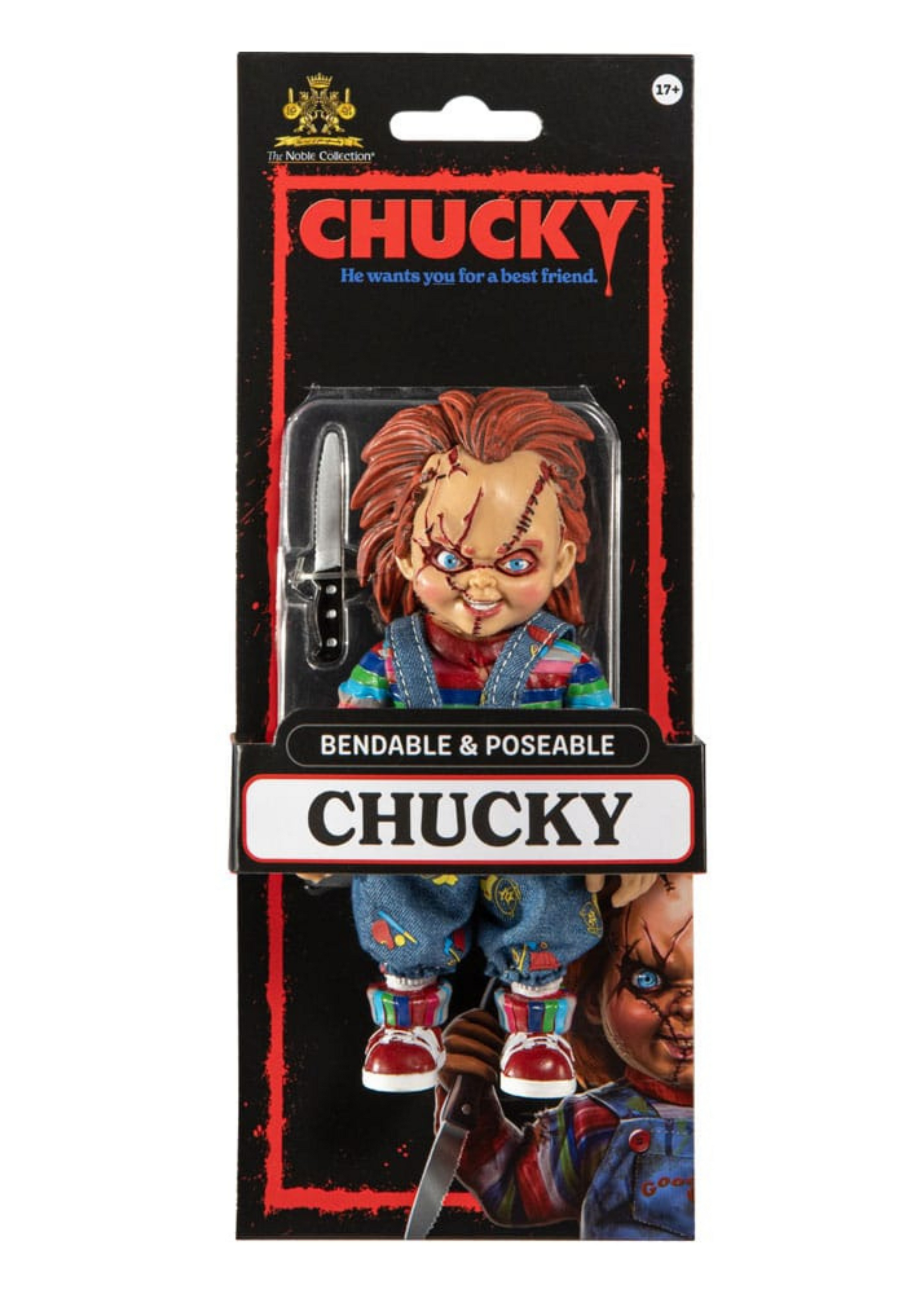 Child's Play: Bendyfigs Bendable Figure Chucky 14 cm