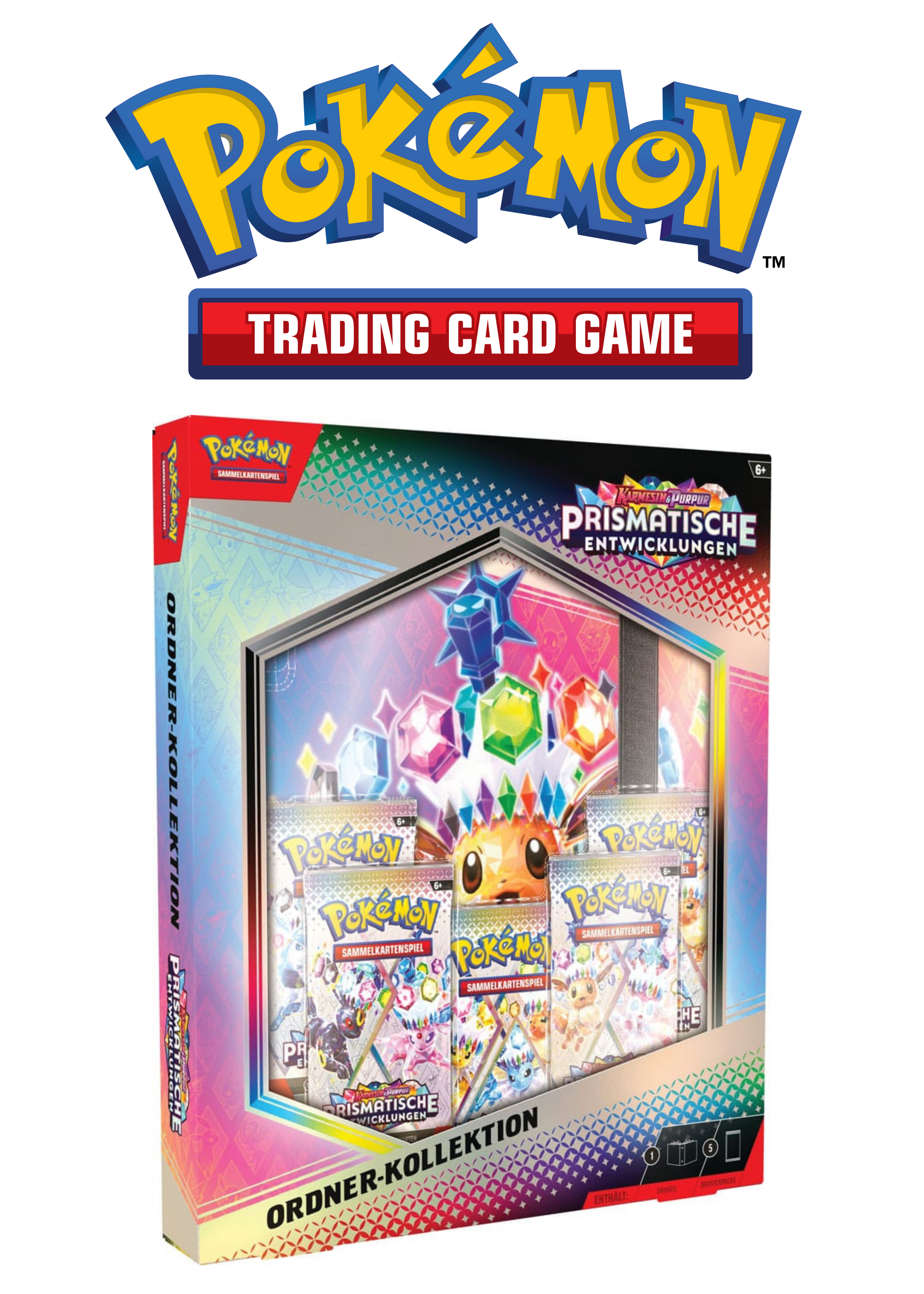 Pokemon TCG: Scarlatto & Violetto - Evoluzioni Prismatiche Collezione con Raccoglitore *Versione Tedesca*