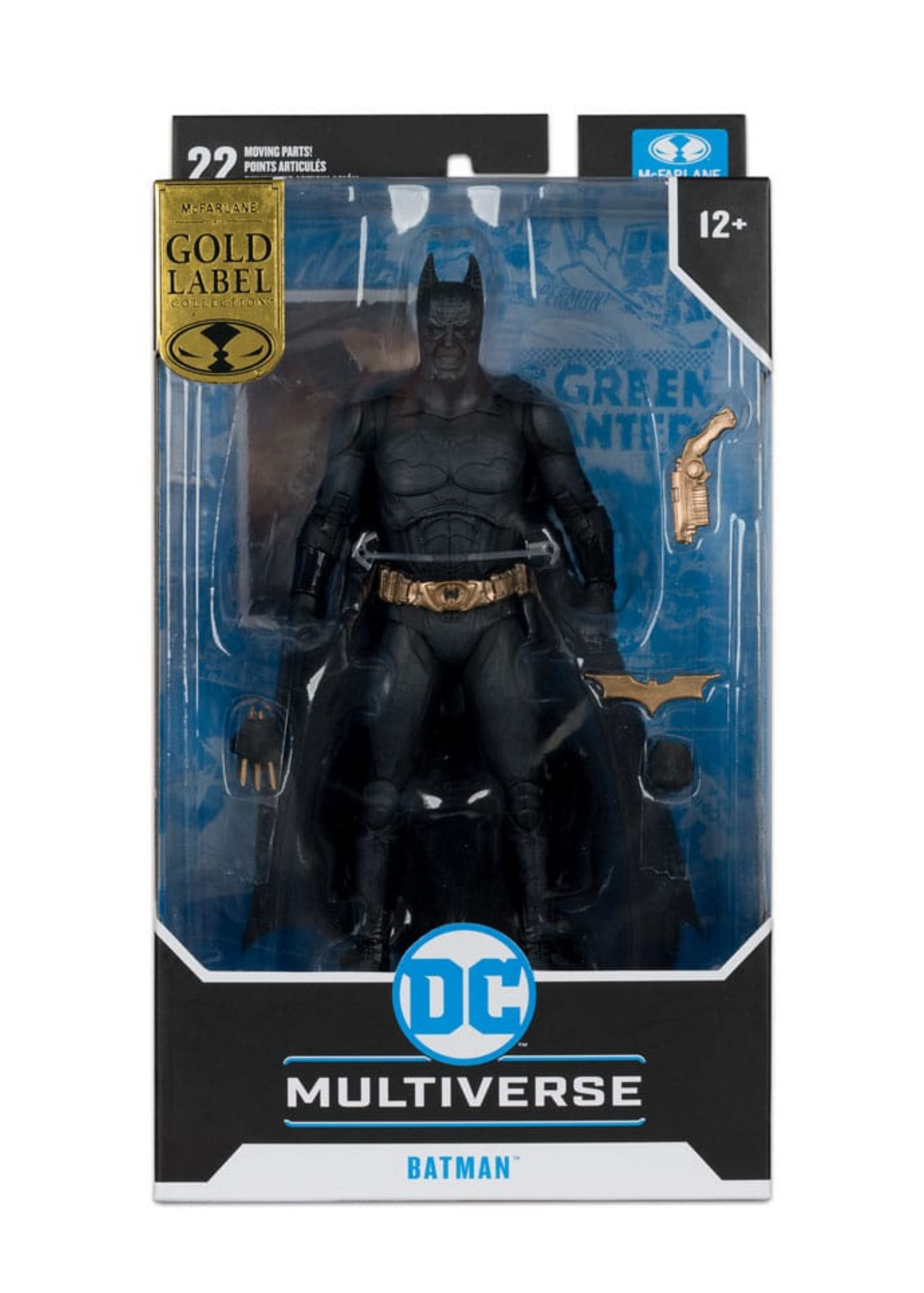 DC Comics: Batman Begins DC Multiverse Action Figure Batman (Gold Label) 18 cm (Fear Toxin Head)