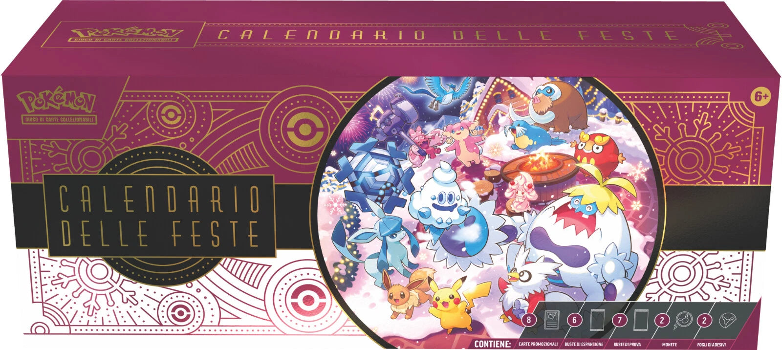 Pokemon: Calendario delle Feste 2025 Calendario dell'avvento Ita