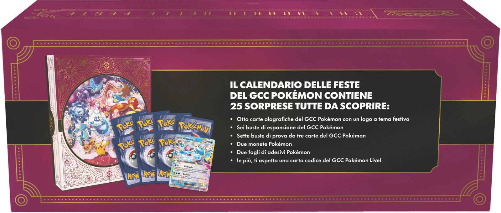 Pokemon: Calendario delle Feste 2025 Calendario dell'avvento Ita