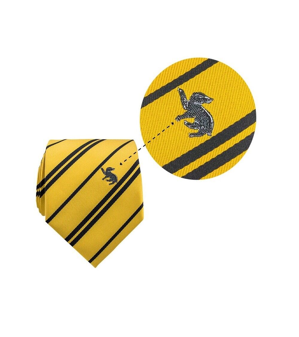 Harry Potter: Hufflepuff Necktie Dlx Box Set (Cravatta)
