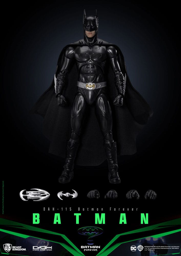 DC Comics: Dynamic 8ction Heroes Action Figure 1/9 Batman (Batman Forever) 21 cm