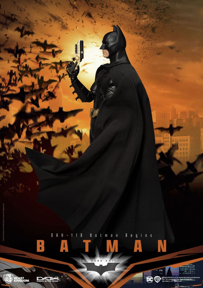 DC Comics: Dynamic 8ction Heroes Action Figure 1/9 Batman (Batman Begins) 21 cm