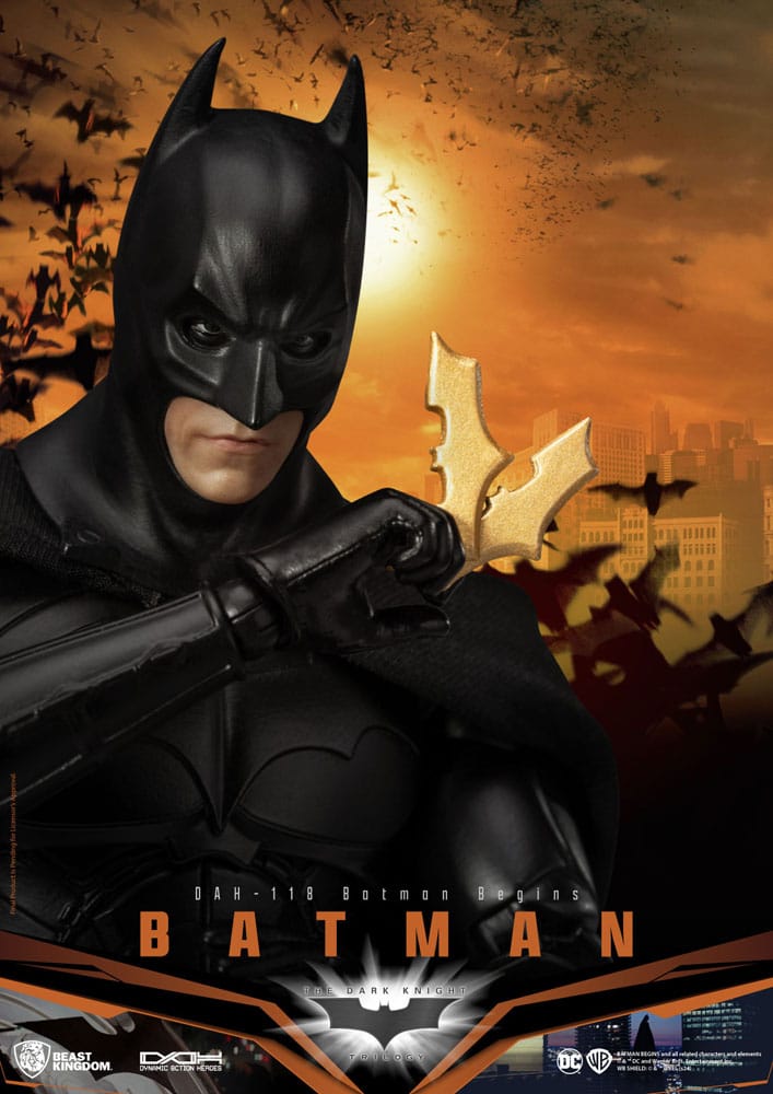 DC Comics: Dynamic 8ction Heroes Action Figure 1/9 Batman (Batman Begins) 21 cm
