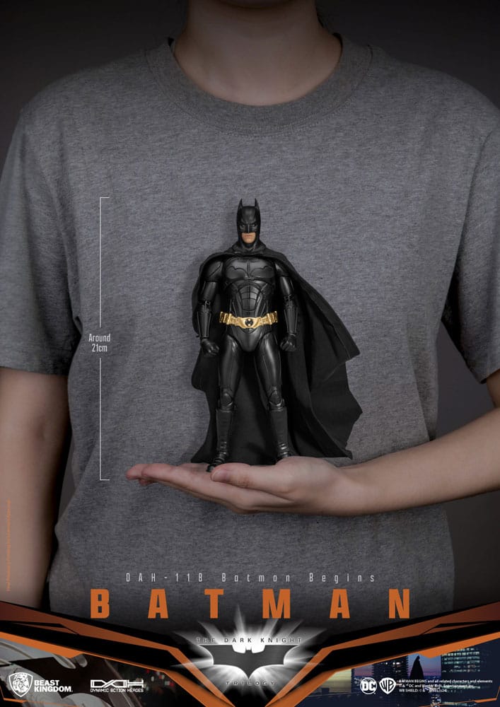DC Comics: Dynamic 8ction Heroes Action Figure 1/9 Batman (Batman Begins) 21 cm