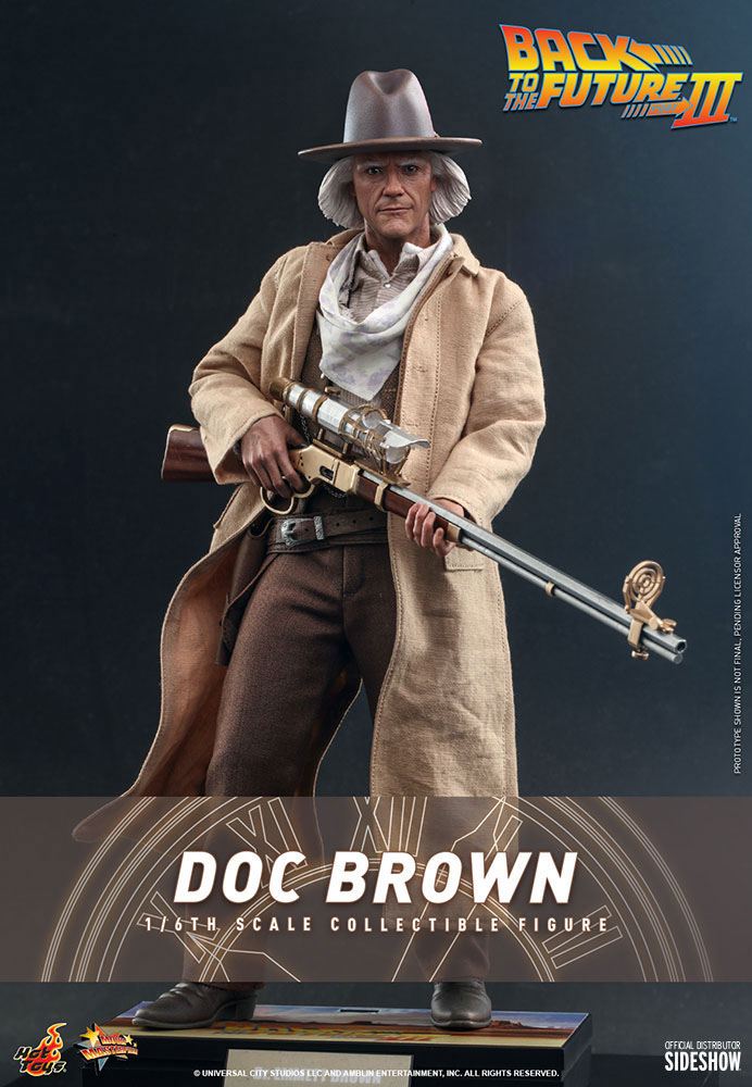 Back To The Future: III Movie Masterpiece Action Figure 1/6 Doc Brown 32 cm