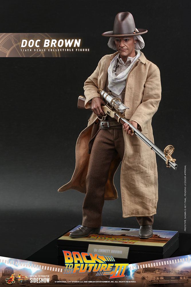 Back To The Future: III Movie Masterpiece Action Figure 1/6 Doc Brown 32 cm