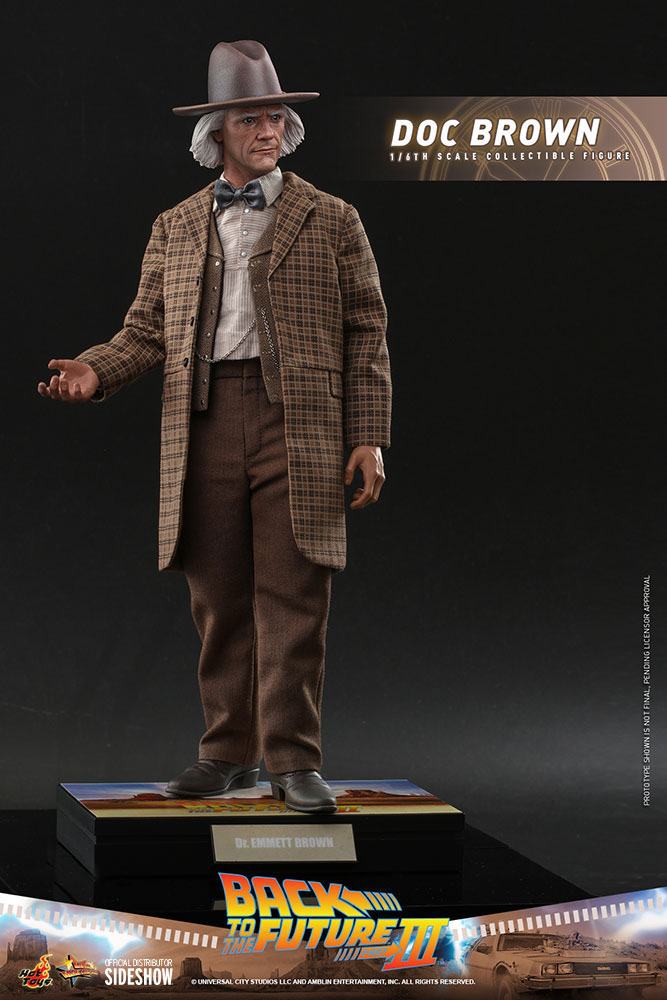 Back To The Future: III Movie Masterpiece Action Figure 1/6 Doc Brown 32 cm