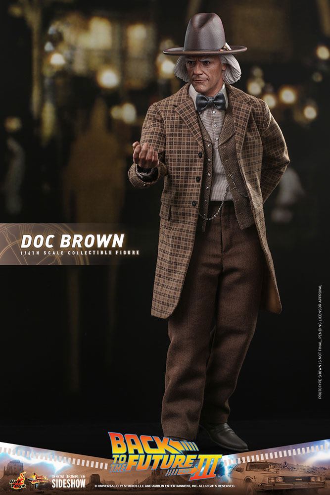 Back To The Future: III Movie Masterpiece Action Figure 1/6 Doc Brown 32 cm