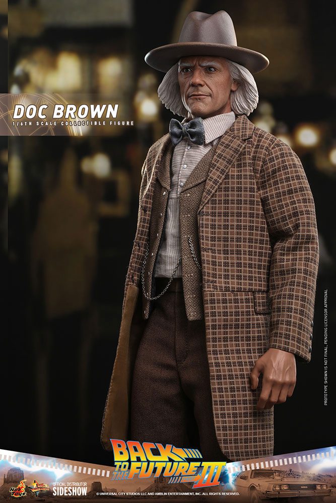 Back To The Future: III Movie Masterpiece Action Figure 1/6 Doc Brown 32 cm