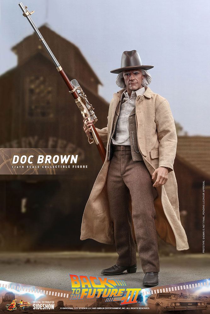 Back To The Future: III Movie Masterpiece Action Figure 1/6 Doc Brown 32 cm