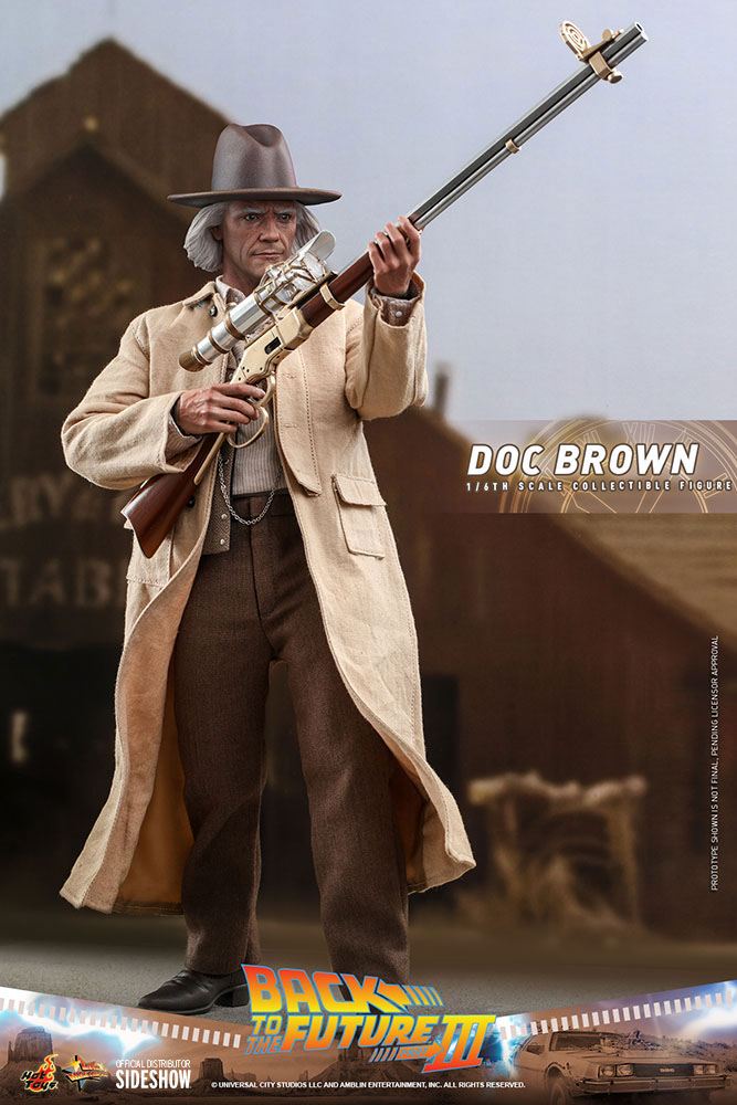 Back To The Future: III Movie Masterpiece Action Figure 1/6 Doc Brown 32 cm