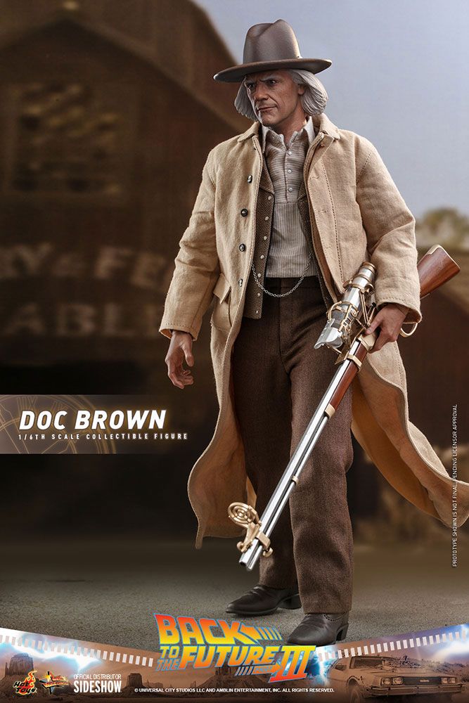 Back To The Future: III Movie Masterpiece Action Figure 1/6 Doc Brown 32 cm