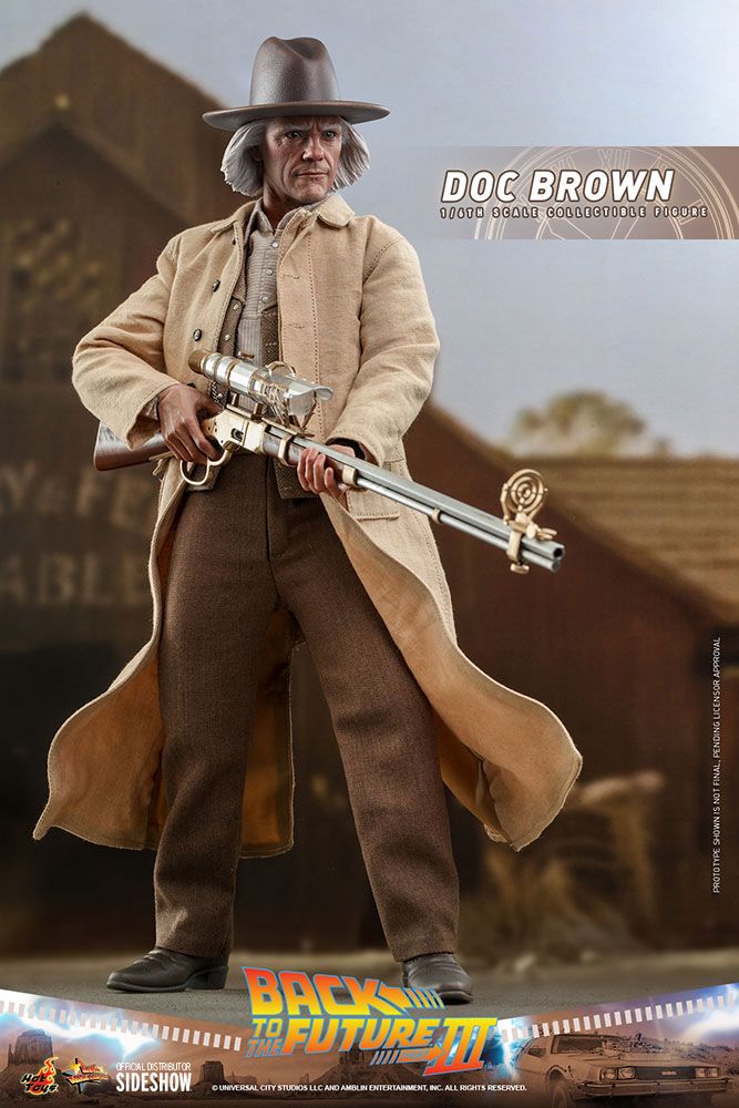 Back To The Future: III Movie Masterpiece Action Figure 1/6 Doc Brown 32 cm