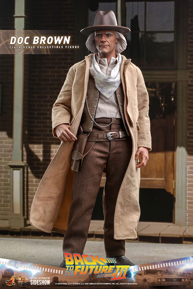 Back To The Future: III Movie Masterpiece Action Figure 1/6 Doc Brown 32 cm