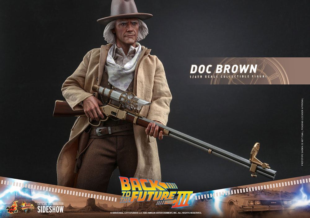 Back To The Future: III Movie Masterpiece Action Figure 1/6 Doc Brown 32 cm
