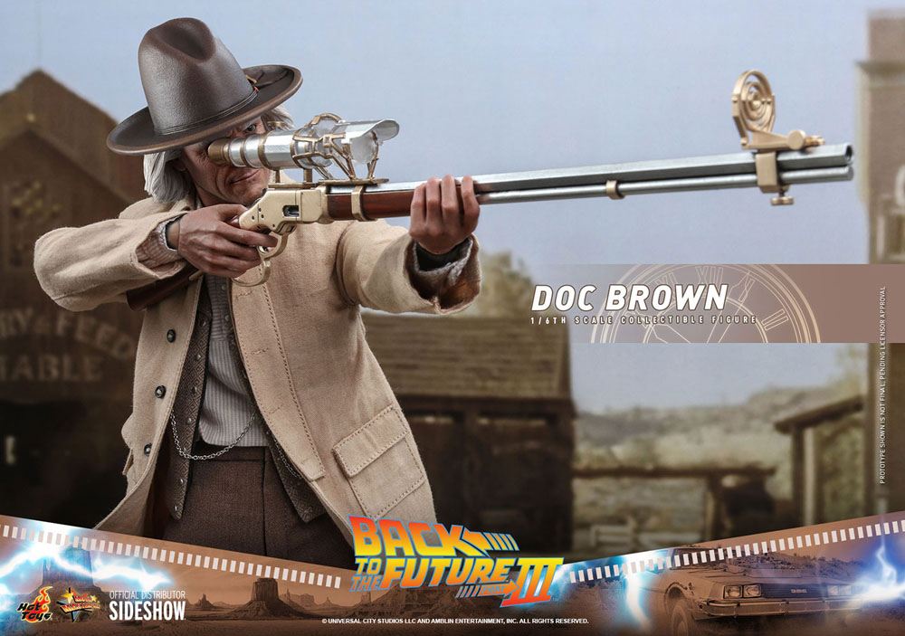 Back To The Future: III Movie Masterpiece Action Figure 1/6 Doc Brown 32 cm