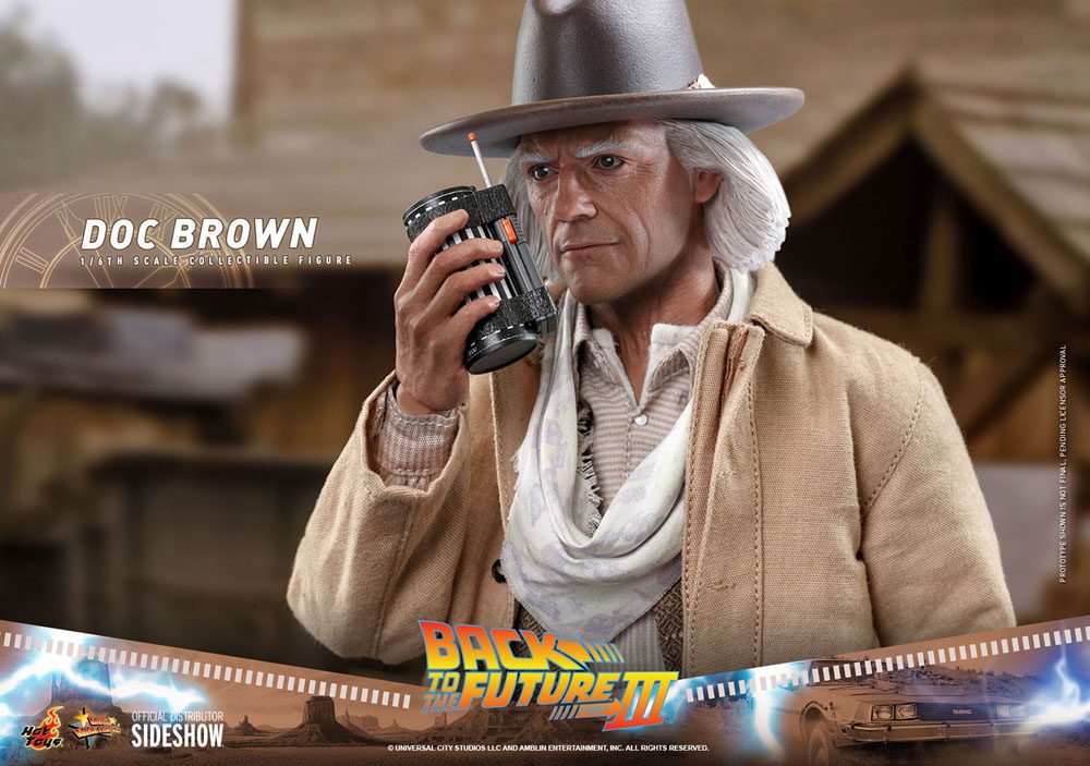 Back To The Future: III Movie Masterpiece Action Figure 1/6 Doc Brown 32 cm