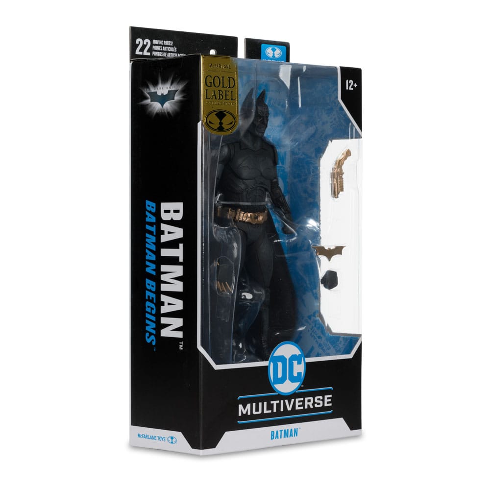 DC Comics: Batman Begins DC Multiverse Action Figure Batman (Gold Label) 18 cm (Fear Toxin Head)