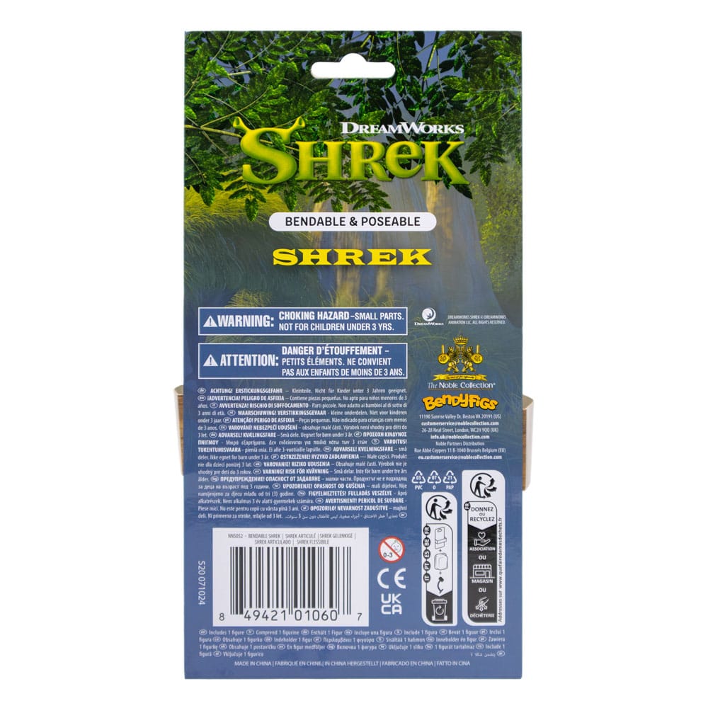 Shrek: Bendyfigs Bendable Figure Shrek 15 cm