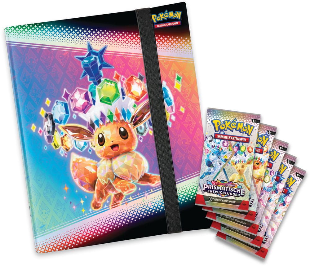 Pokemon TCG: Scarlatto & Violetto - Evoluzioni Prismatiche Collezione con Raccoglitore *Versione Tedesca*