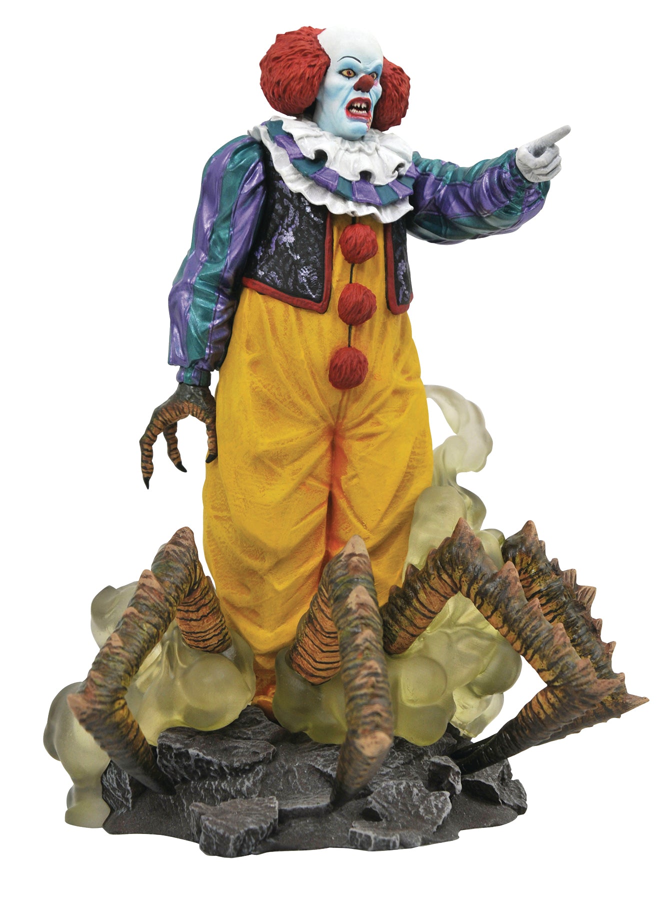 IT: Gallery PVC Diorama Pennywise 1990 TV Mini Series Edition 23 cm