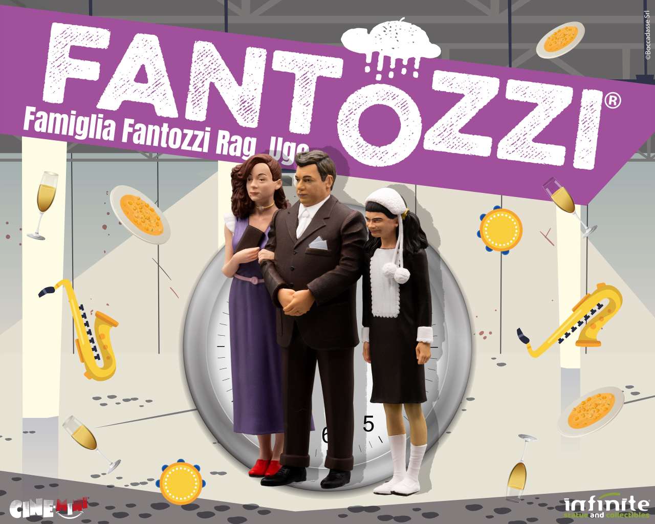 Infinite Statue: Fantozzi famiglia fantozzi ragionier ugo cinemini pvc