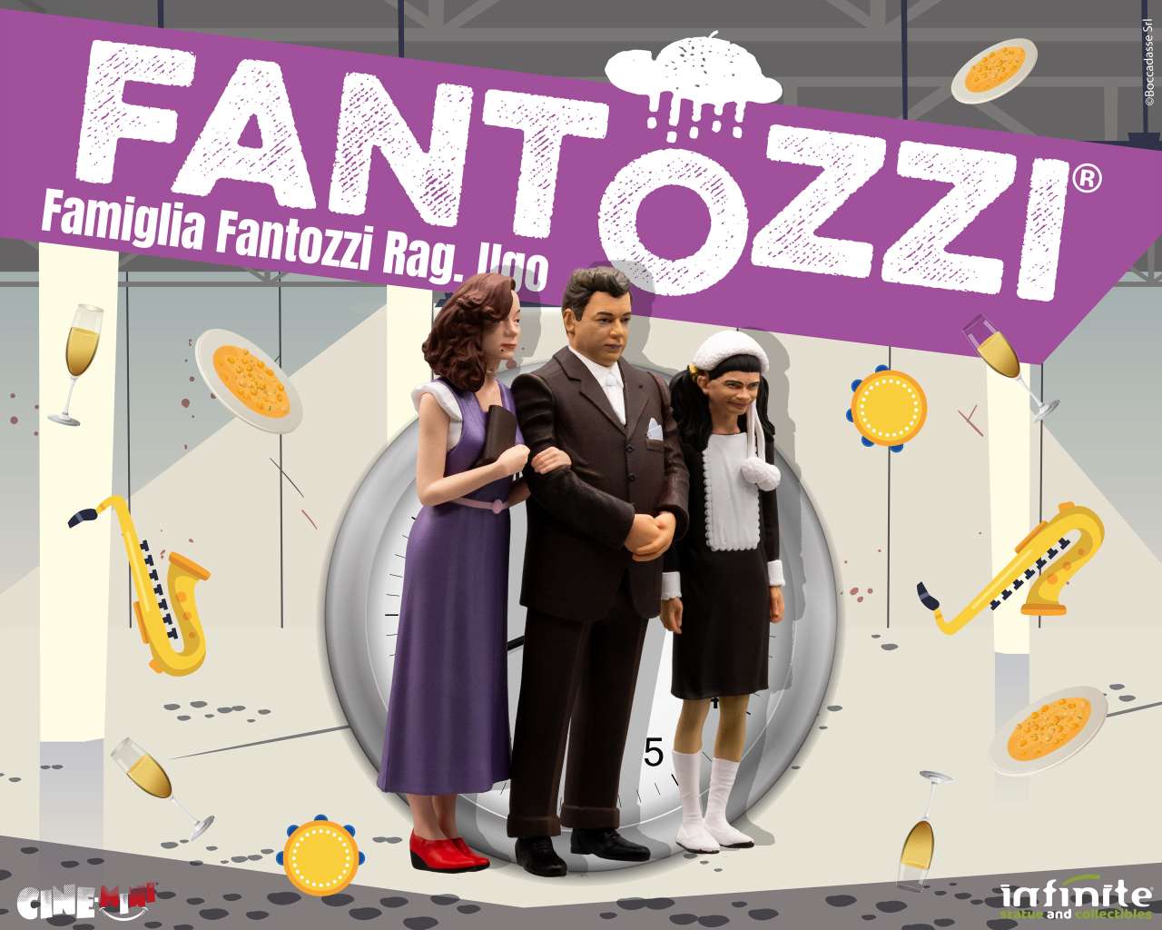 Infinite Statue: Fantozzi famiglia fantozzi ragionier ugo cinemini pvc