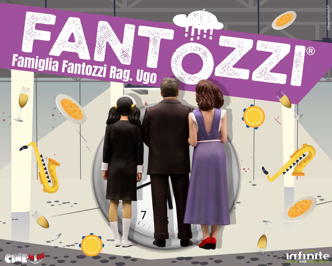 Infinite Statue: Fantozzi famiglia fantozzi ragionier ugo cinemini pvc