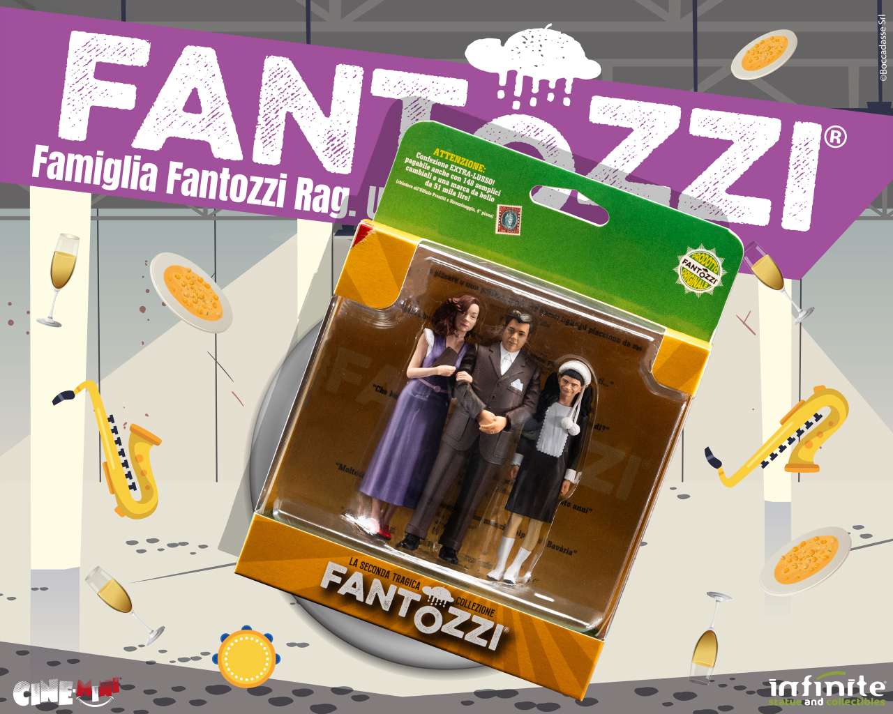 Infinite Statue: Fantozzi famiglia fantozzi ragionier ugo cinemini pvc