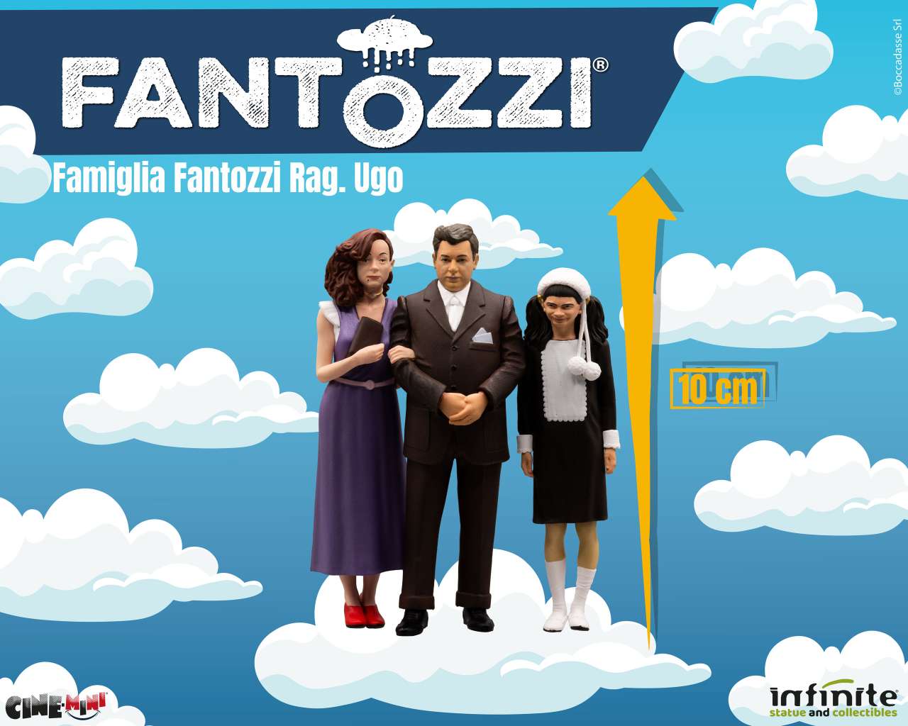 Infinite Statue: Fantozzi famiglia fantozzi ragionier ugo cinemini pvc