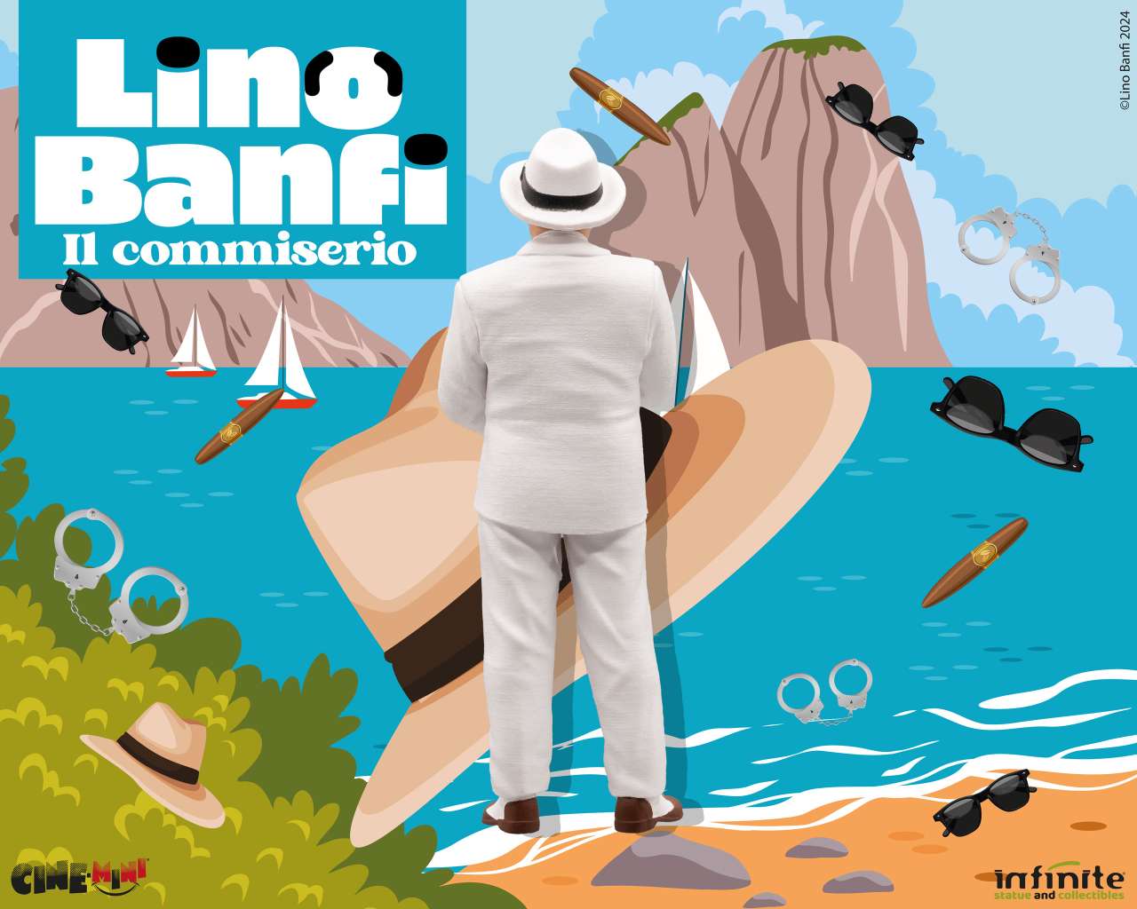 Infinite Statue: Lino banfi il commiserio cinemini pvc