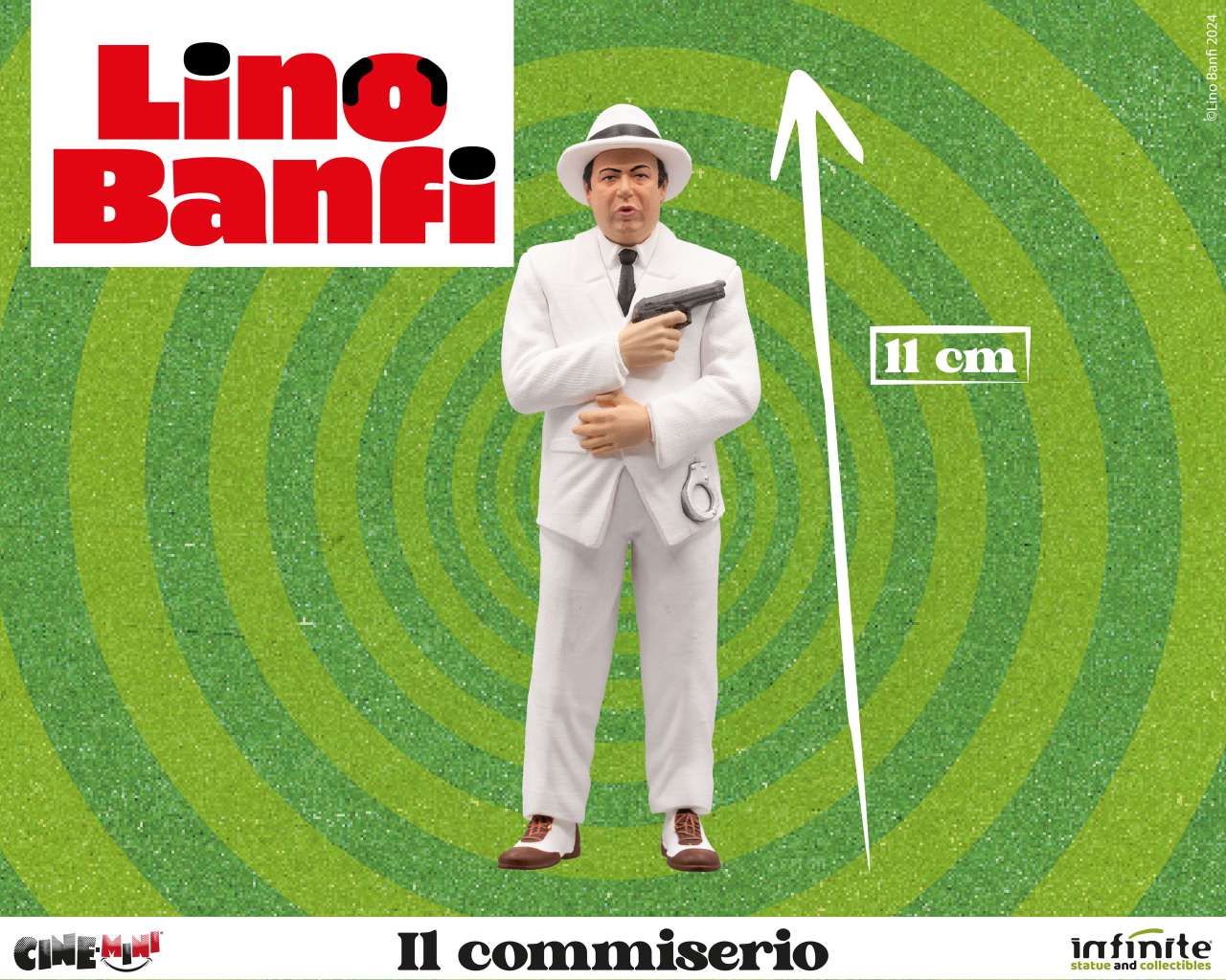 Infinite Statue: Lino banfi il commiserio cinemini pvc