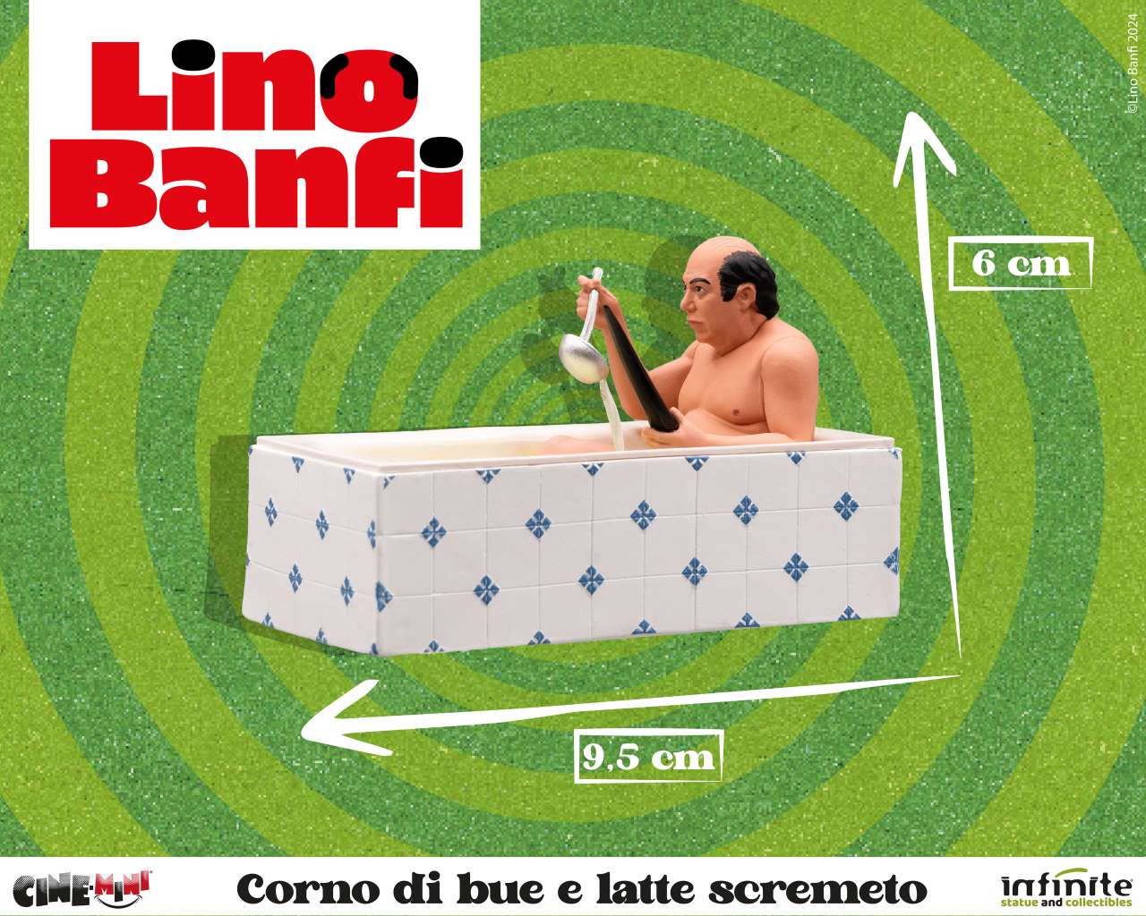 Infinite Statue: Lino banfi corno di bue e latte scremeto cinemini pvc