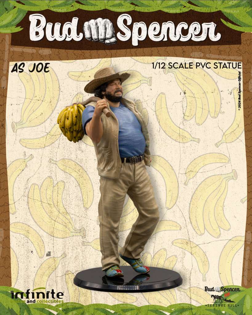 Infinite Statue: Bud spencer as joe 1/12 pvc statue