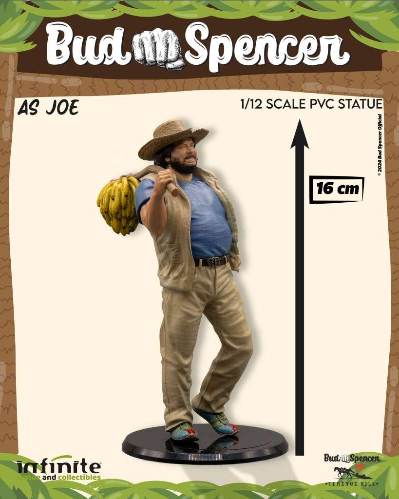 Infinite Statue: Bud spencer as joe 1/12 pvc statue