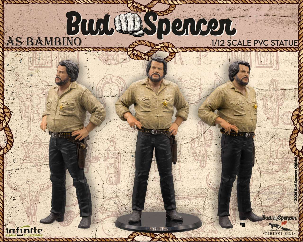 Infinite Statue: Bud spencer as bambino 1/12 pvc statue