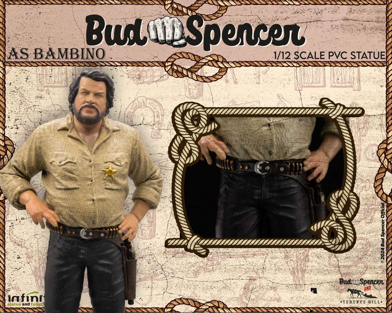 Infinite Statue: Bud spencer as bambino 1/12 pvc statue