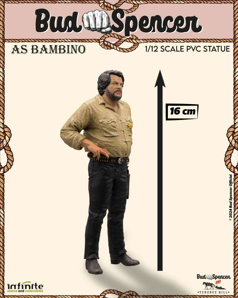 Infinite Statue: Bud spencer as bambino 1/12 pvc statue