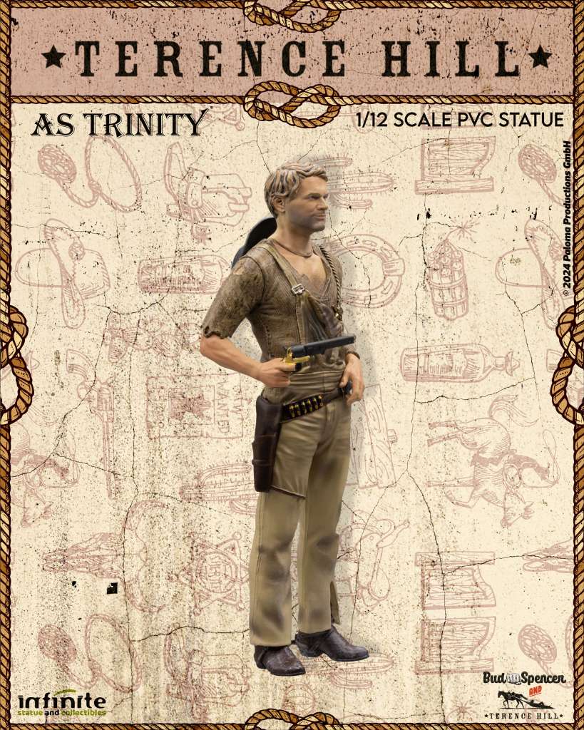 Infinite Statue: Terence hill as trinity 1/12 pvc statue