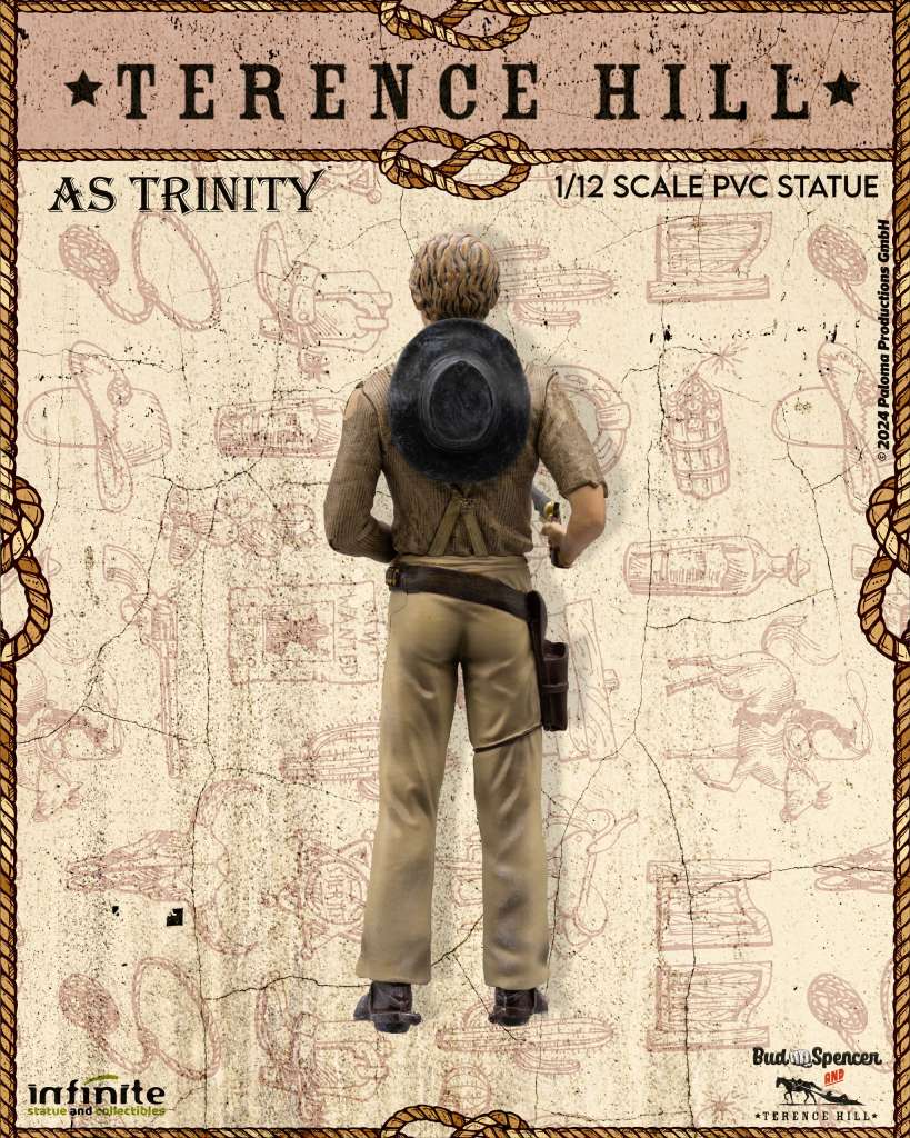 Infinite Statue: Terence hill as trinity 1/12 pvc statue