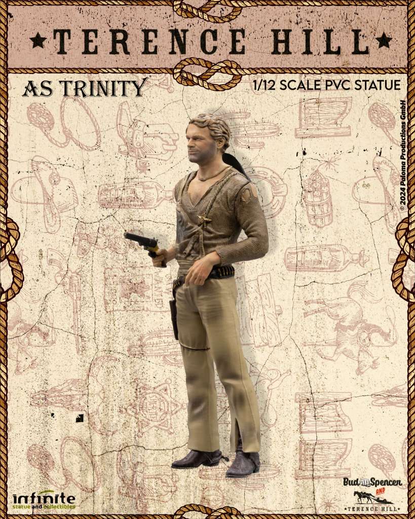 Infinite Statue: Terence hill as trinity 1/12 pvc statue