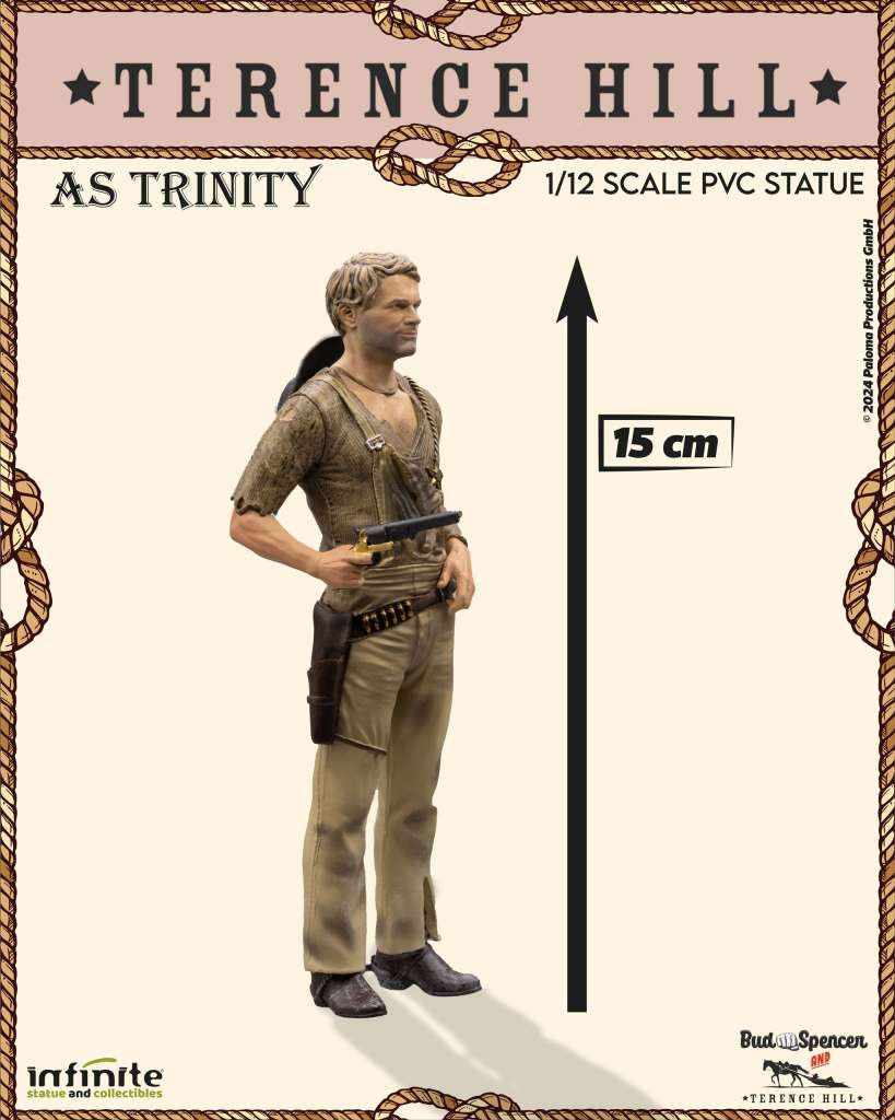 Infinite Statue: Terence hill as trinity 1/12 pvc statue